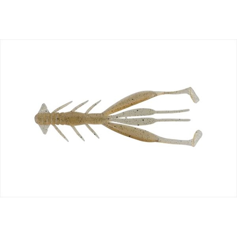 Jackall Worm Jimmy Shrimp 3.8inch Gasa-Gasa Stripe Shrimp