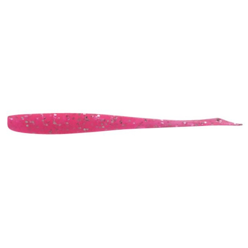 Jackall Worm Kibi Kibi Nago 2inch Glow Pink/Silver Flake