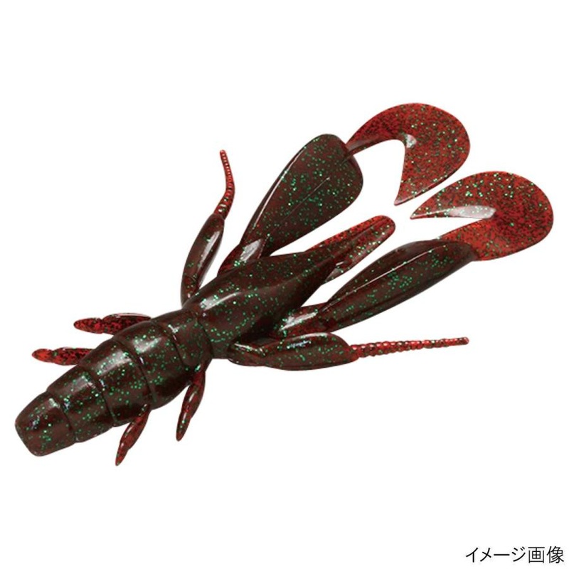 Jackall Worm Chunk Craw 2.8inch Grape Green Flake