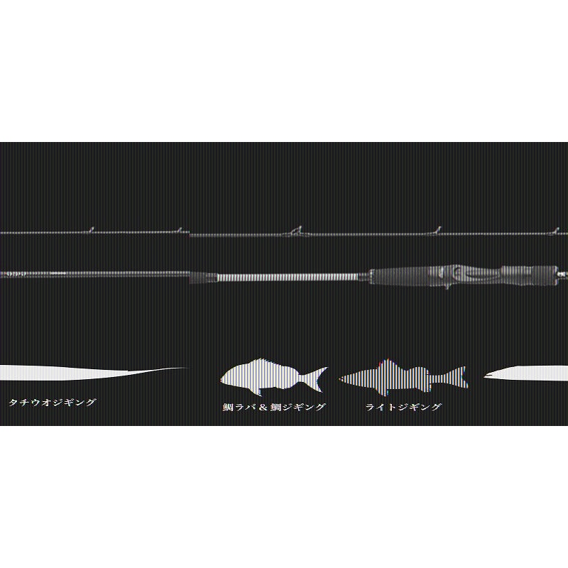 Jackall Saltwater Rod GSW-C66UL  (Baitcasting 2 Piece)