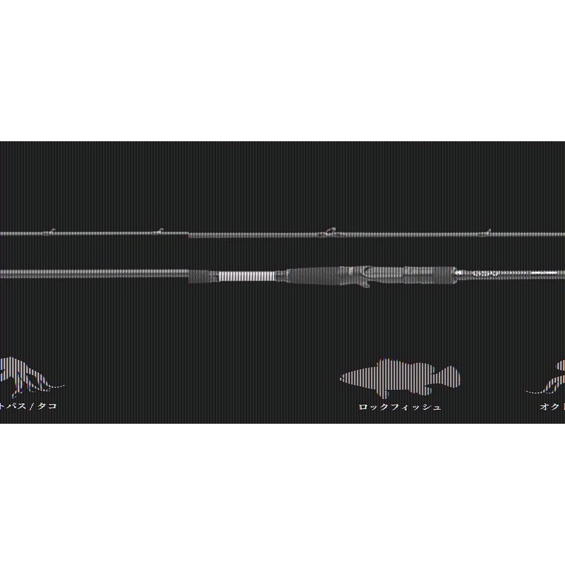 Jackall Saltwater Rod GSW-C72MH+ (Baitcasting 2 Piece)