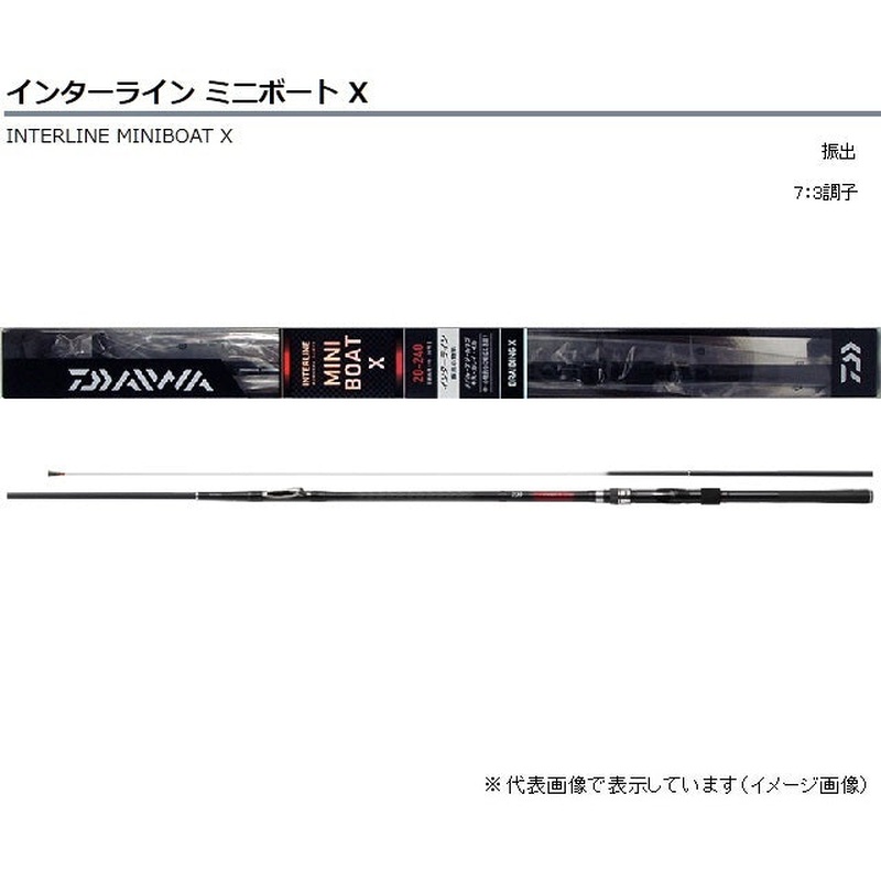 Daiwa Interline Mini Boat X 20-240 (Baitcasting 3 Piece)