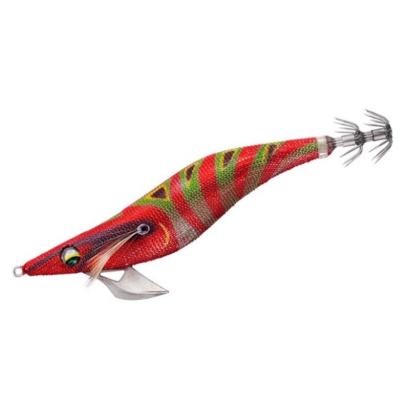 Daiwa Egi Emeraldas Peak Type S #4.0 Red - Hot Shrimp