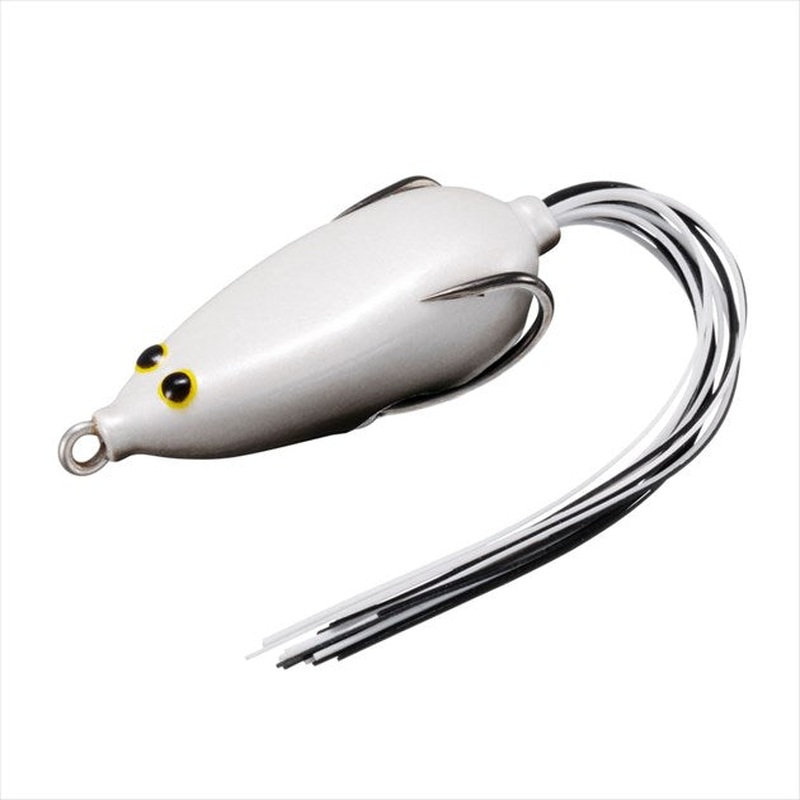 Daiwa Bass Lure Steez Snappy Frog Jr. White Black