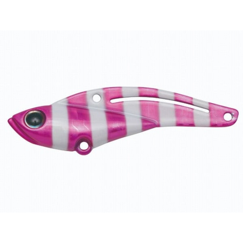 Jackson Seabass Lure Teppan Vibrator 26g PKZ Pink Zebra Glow
