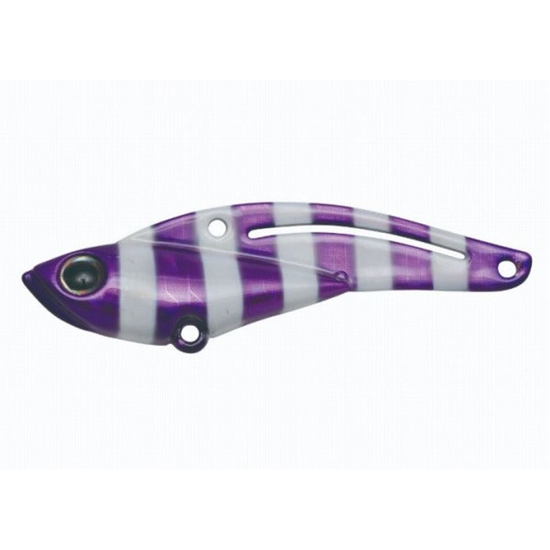 Jackson Seabass Lure Teppan Vibrator 26g PUZ Purple Zebra Glow