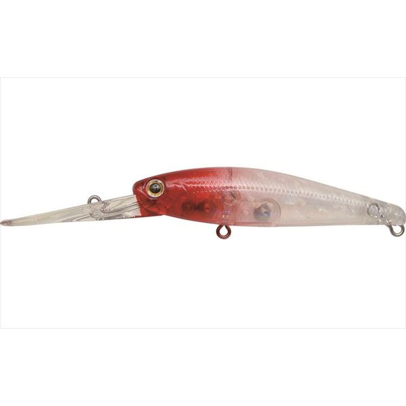 Jackson Seabass Lure Jester Minnow 78S CRH Clear Red Head
