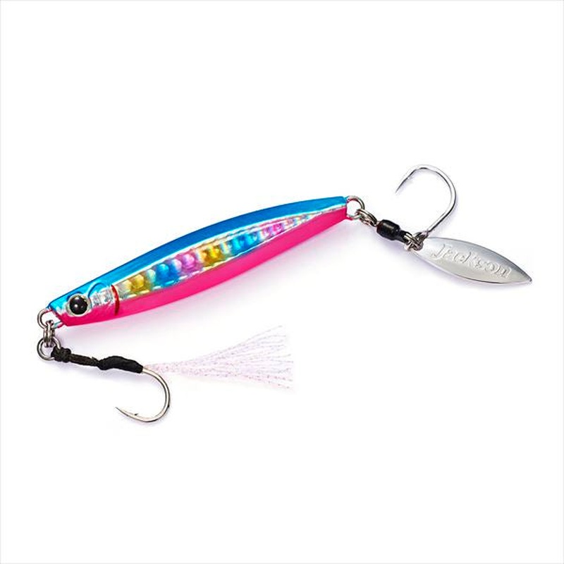 Jackson Metal Jig Metal Effect Blade 40g BPS Blue Pink Signal