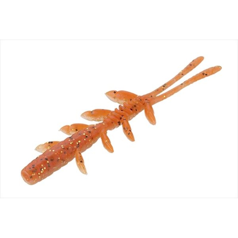 Jackall Worm Scissor Comb 2.5inch Orange Gold/Glowberry