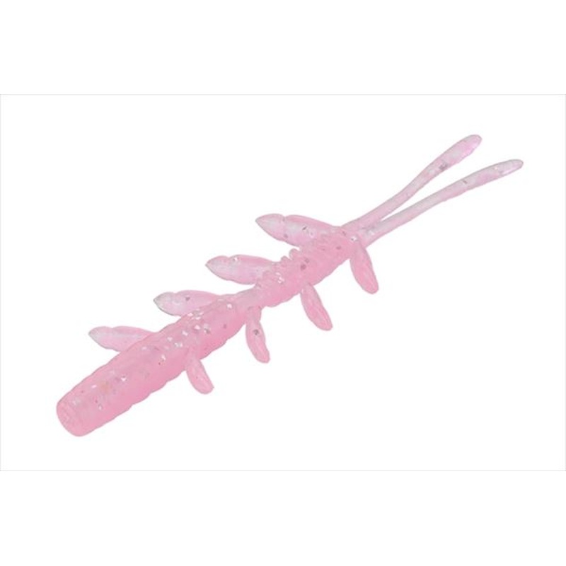 Jackall Worm Scissor Comb 3.0inch Pink Glow/Silver Flake