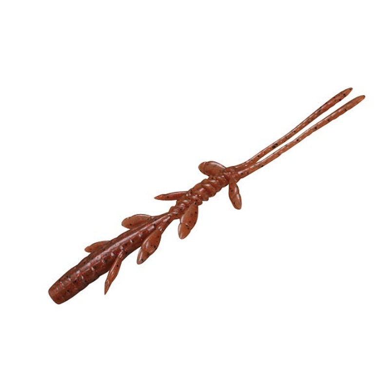 Jackall Worm Scissor Comb 3.8inch Shrimp Miso Red Flake