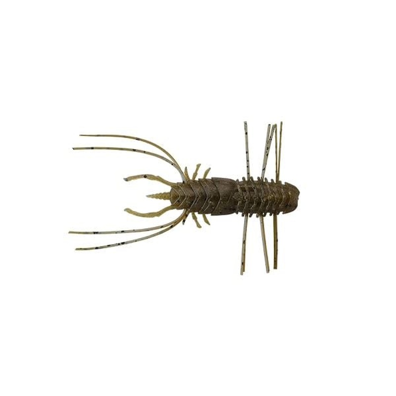 Jackall Worm Wam Wam Flare 60 Green Pumpkin Pepper