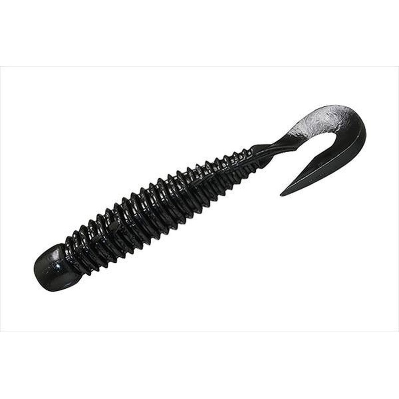 Jackall Worm Wobbring 3inch Solid Black