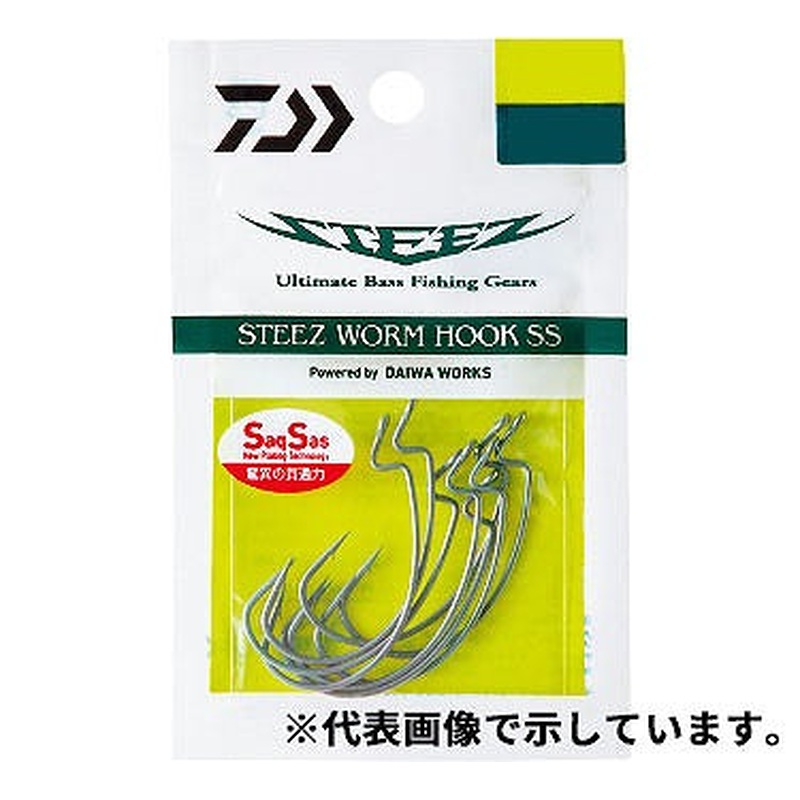Daiwa Steez Worm Hook SS Wide Offset WOS 1/0