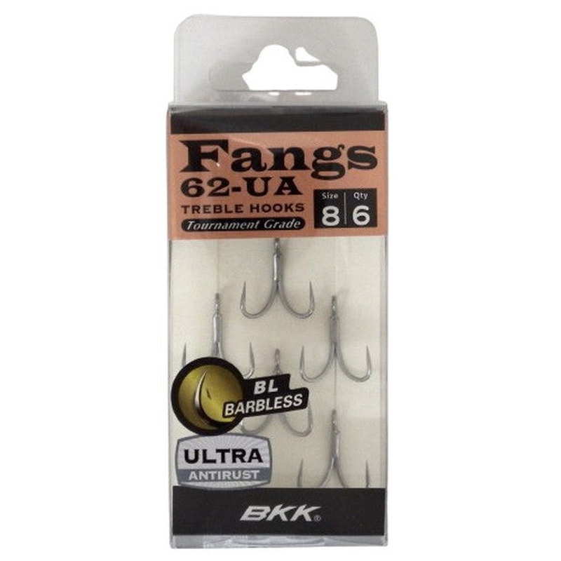 BKK Treble Hook Fangs-62BL-UA #8
