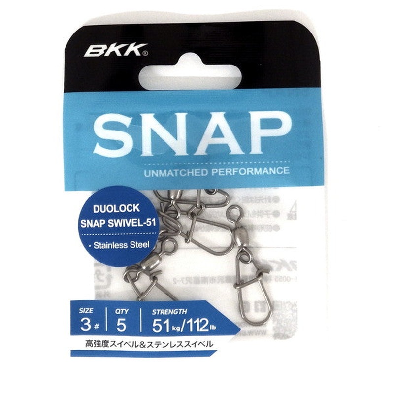 BKK Duo Lock Snap Swivel-51 #3
