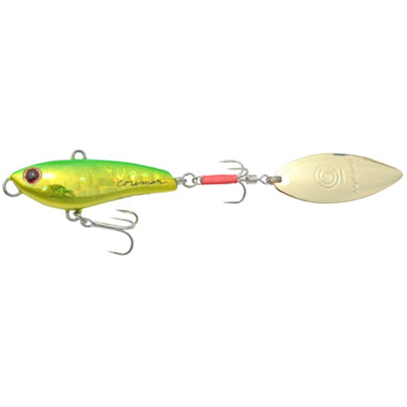 Coreman Seabass Lure PB30 Power Blade #017 Day Green/Gold Blade