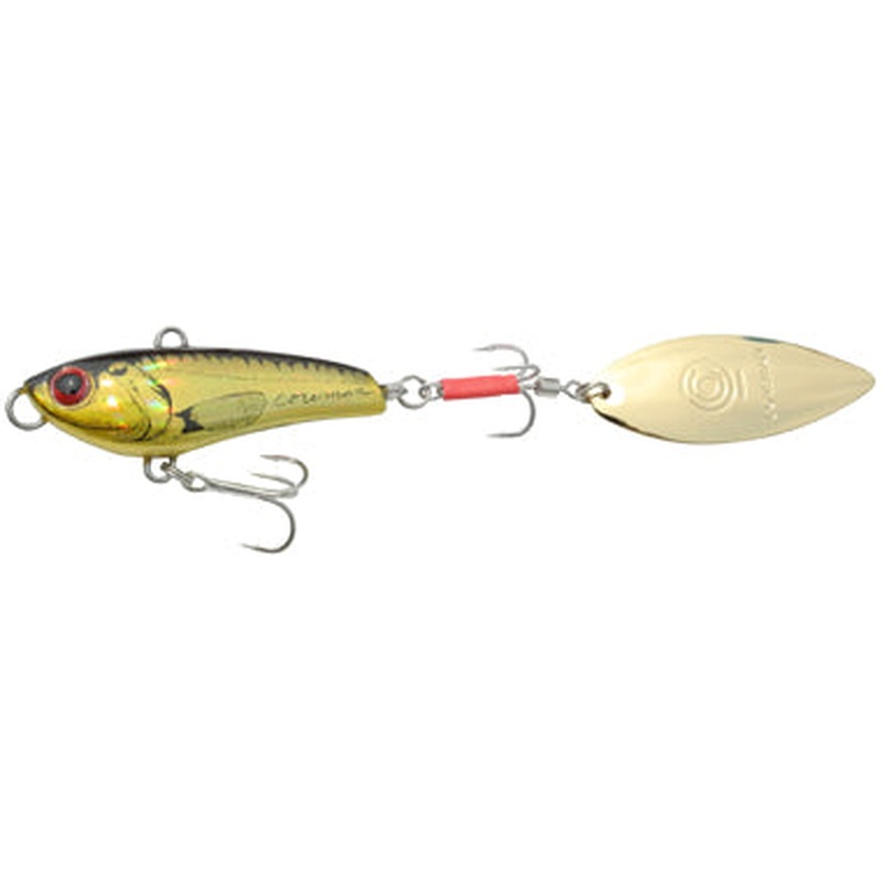Coreman Seabass Lure PB30 Power Blade #035 Anchovy Sardine Gold NP/Gold Blade