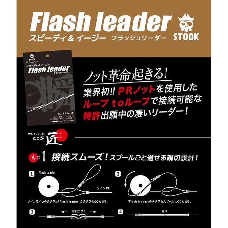 Crazy Ocean Flash Leader #1.7 5m