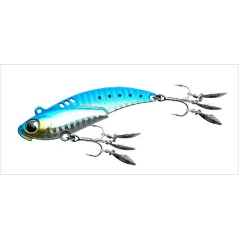 Breaden Seabass Lure 13VIB/Cathy Mersey 40g #02 Blue Silver