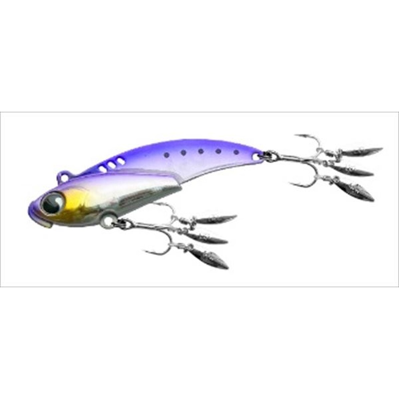 Breaden Seabass Lure 13VIB/Cathy Mersey 40g #04 Purple Silver