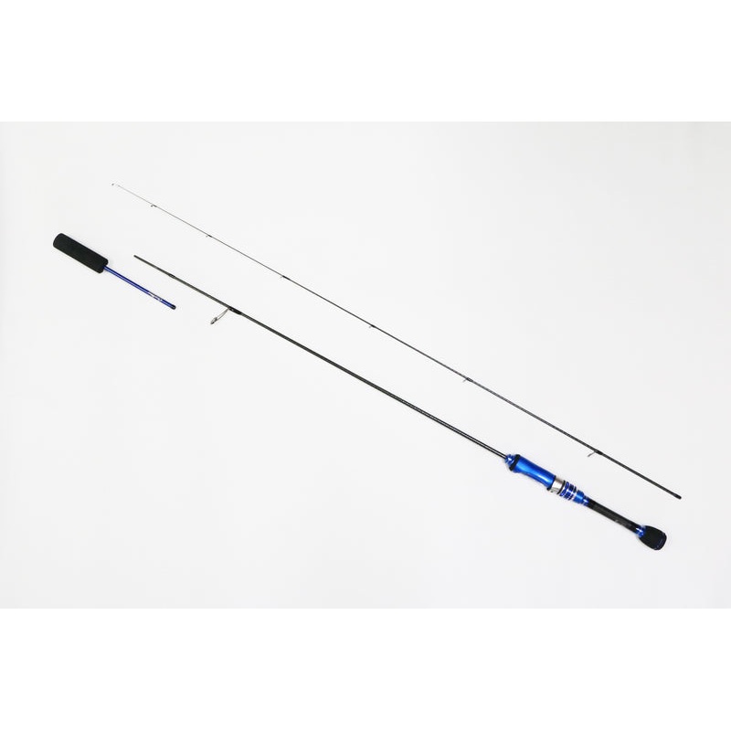 Clear Blue Ajing Rod Crystar 5.6ft (Spinning 2 Piece)