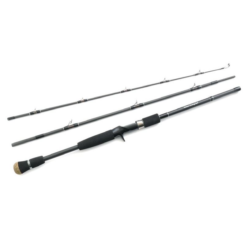Deps Bass Rod Huge Custom H2N-64R (Baitcasting 3 Piece)