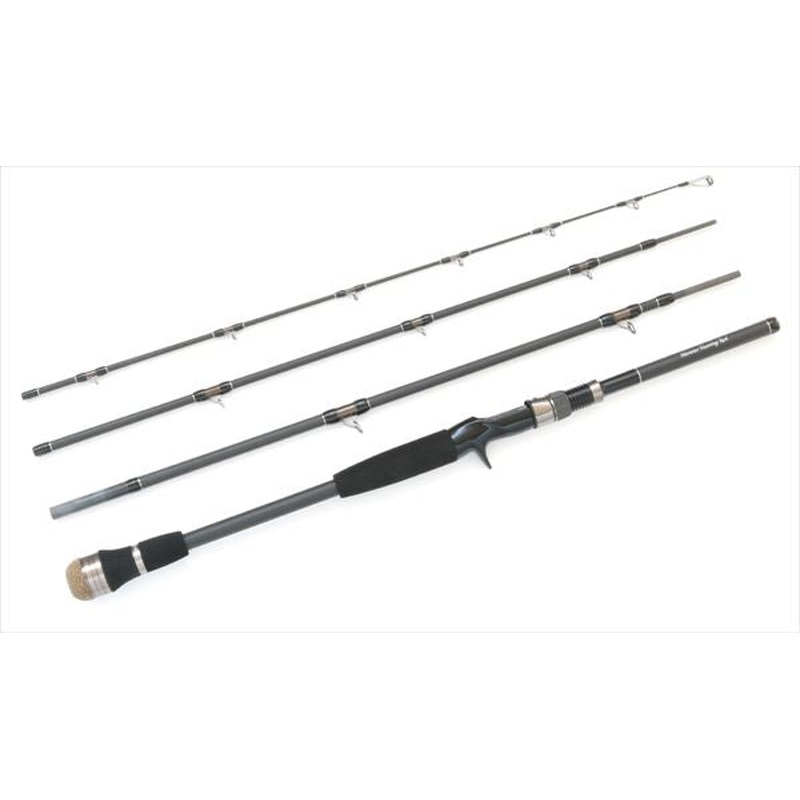 Deps Bass Rod Huge Custom H2N-77R (Baitcasting 4 Piece)