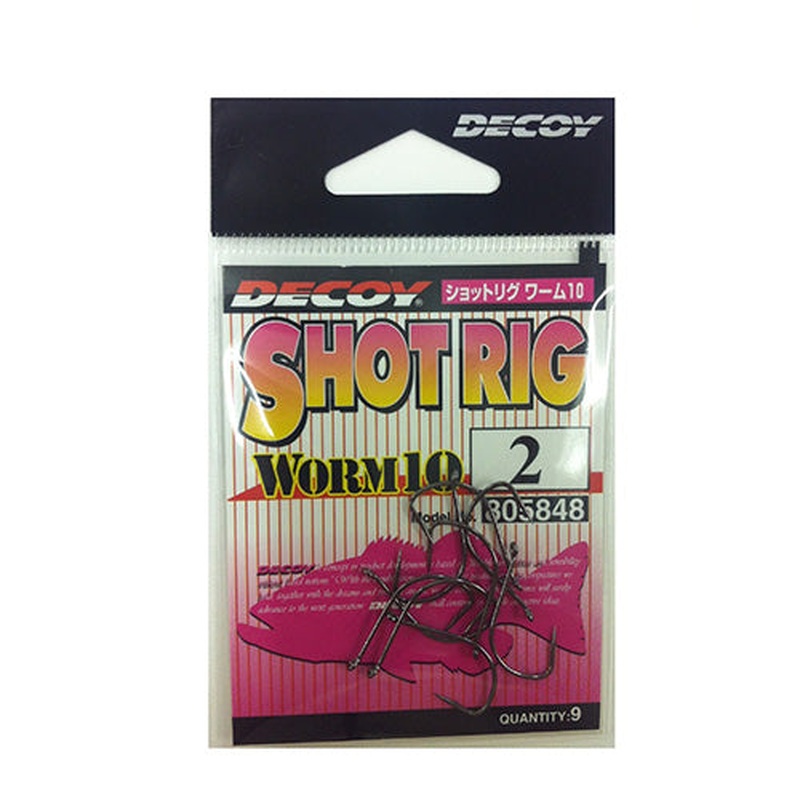 Decoy Worm Hook WORM 10 Shot Rig #2