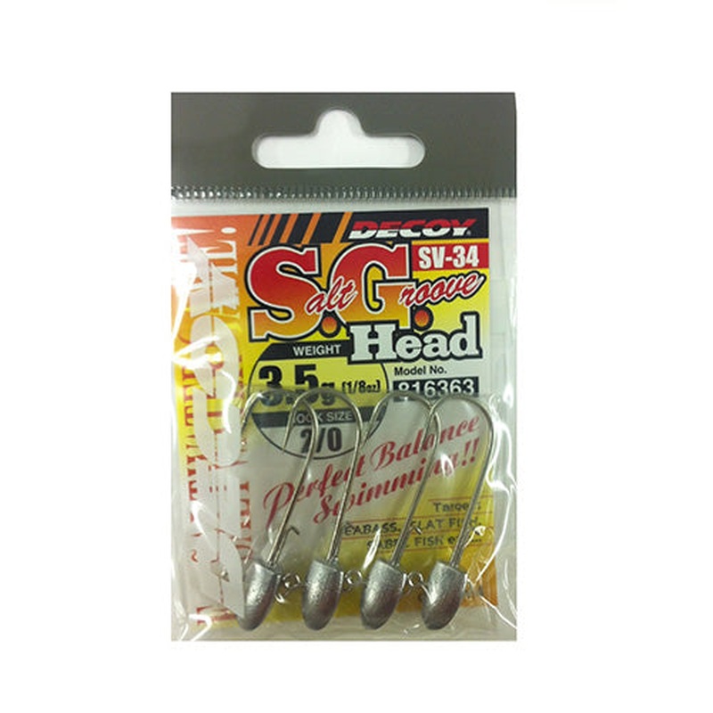 Decoy Jig Head SV-34 S.G.Head #2/0-1/8oz