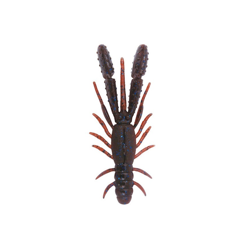 Bottomup Worm Bulls Hog Baby 2.4inch Scuppanon Blue & Pepper