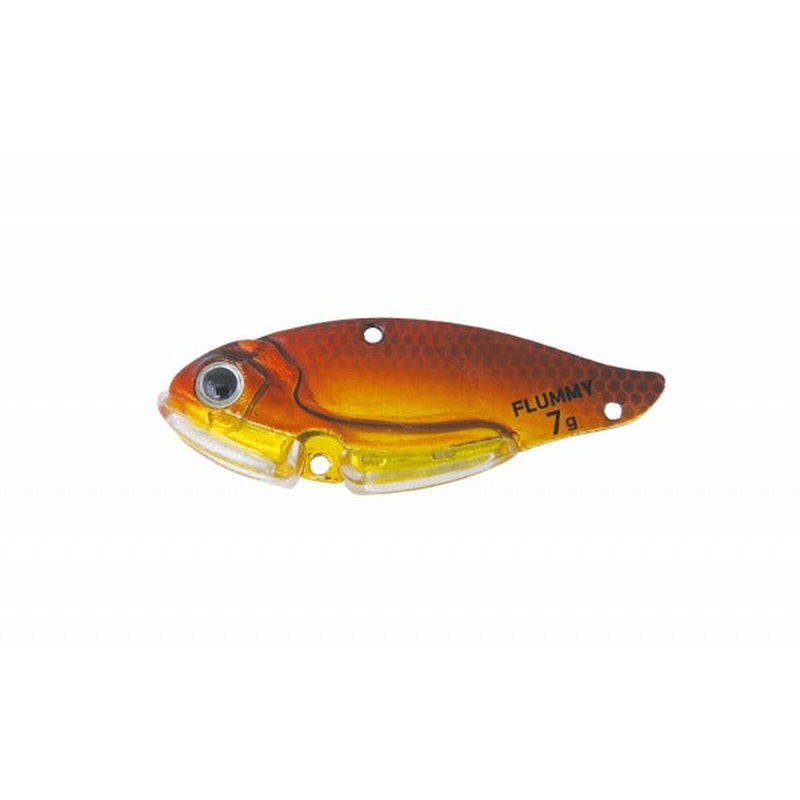 Bottomup Bass Lure Flummy 7.0g Burning Shad