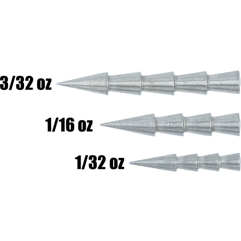 Departure Outdoors Tungsten Nail Weights - 5 Pack