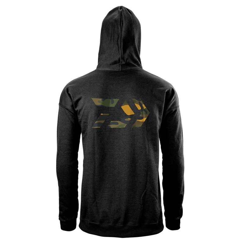 Daiwa D-Vec Green Camo Logo Hoodie