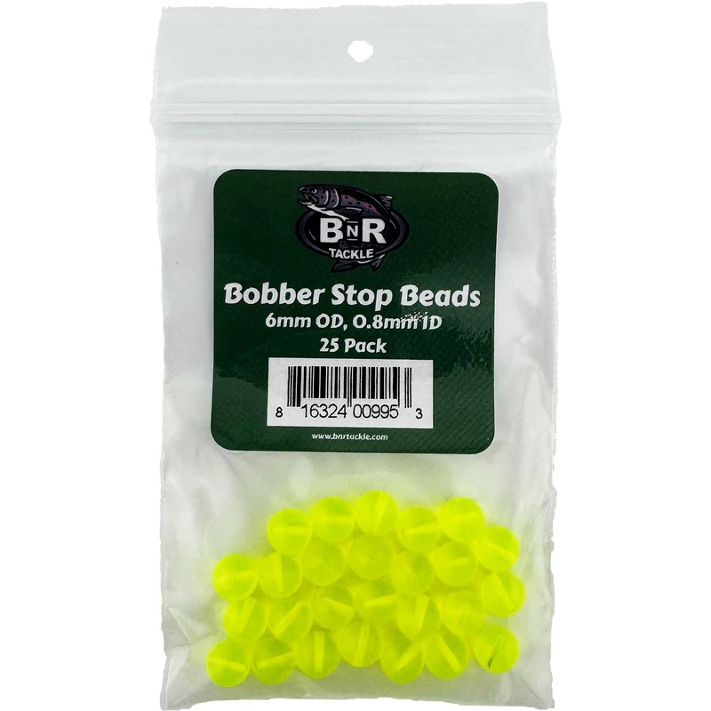 BnR Tackle Bobber Stop Beads - 25 Pack