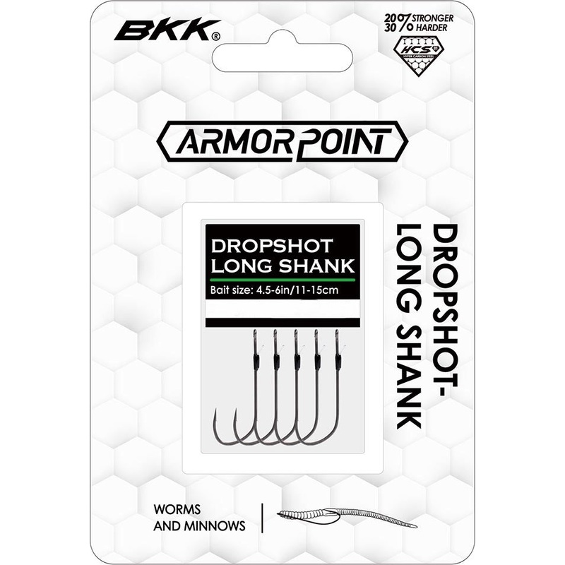 BKK Armor-Point Long Shank Dropshot Hooks