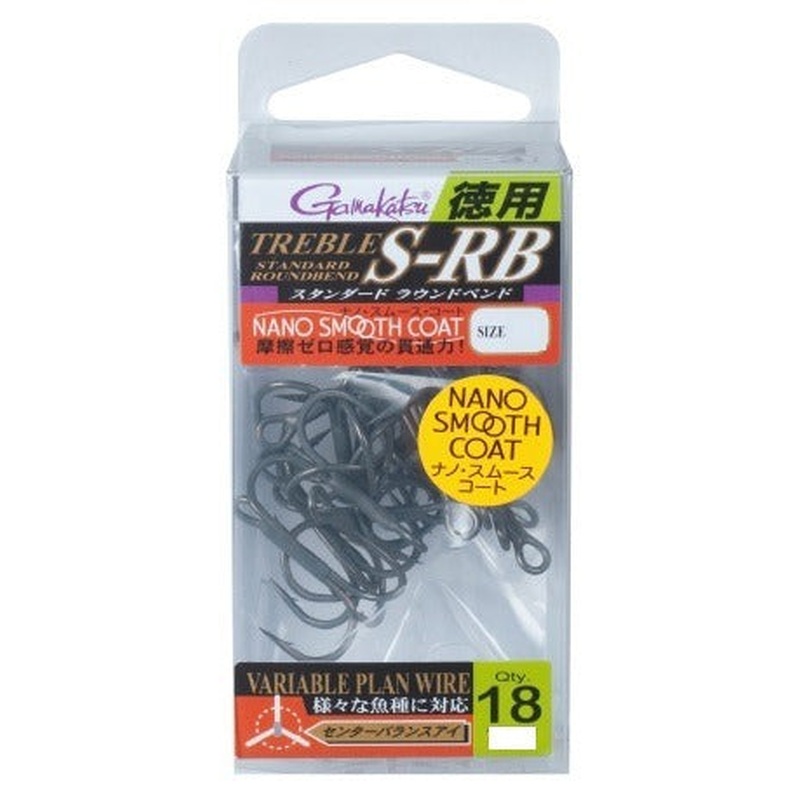 Gamakatsu Treble Value size S-RB [Nano smooth coat] #8