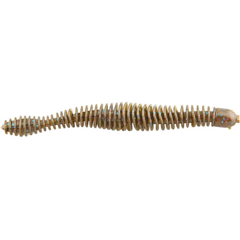 Big Bite Baits Coontail Worm 4 3/4 inch Ribbed Worm