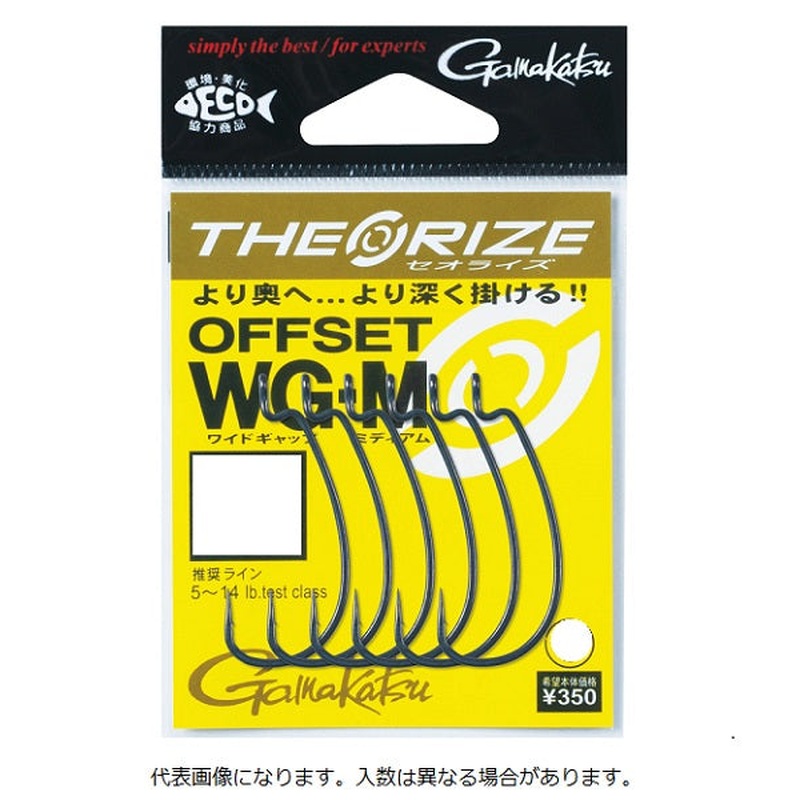 Gamakatsu Theorize Offset WG-M [Nano smooth coat] #2/0