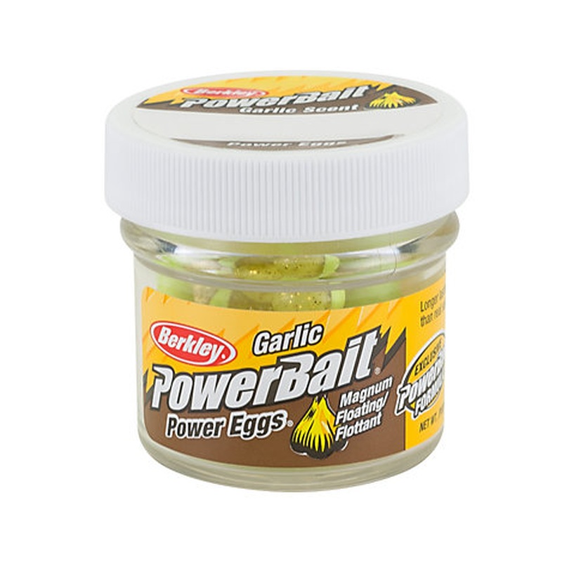 Berkley PowerBait Power Eggs Clear Floating 1/2 oz. Jar