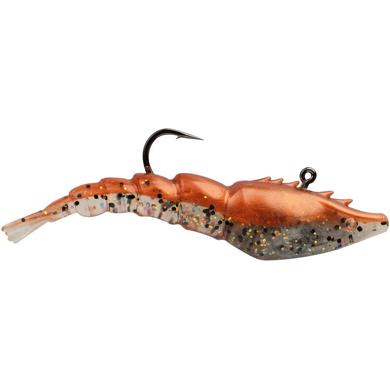 Berkley PowerBait Saltwater Pre-Rigged PowerSwitch Shrimp - 4.25 Inch