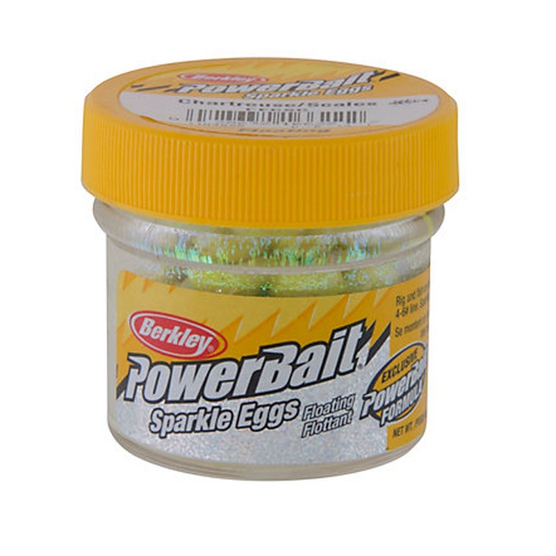 Berkley PowerBait Sparkle Power Eggs Floating Magnum 1 oz. Jar