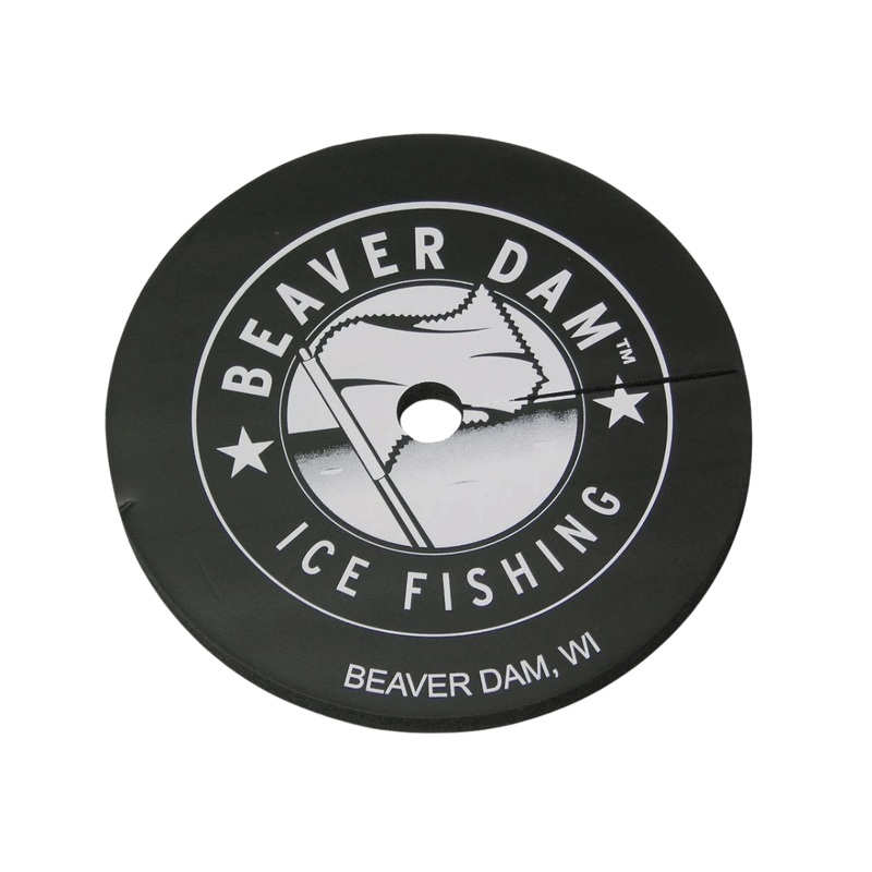 BEAVER DAM TIP UP ICE HOLE COVER - BLACK