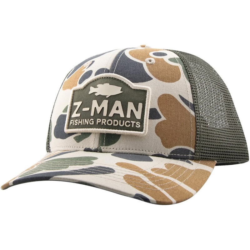 Z-Man Z-Man Camo Trucker Hatz - Stone/Rifle Green