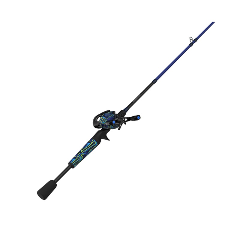 Roam Baitcast Combo, Energy Green/Blue 6'6" MH 2pc, RH