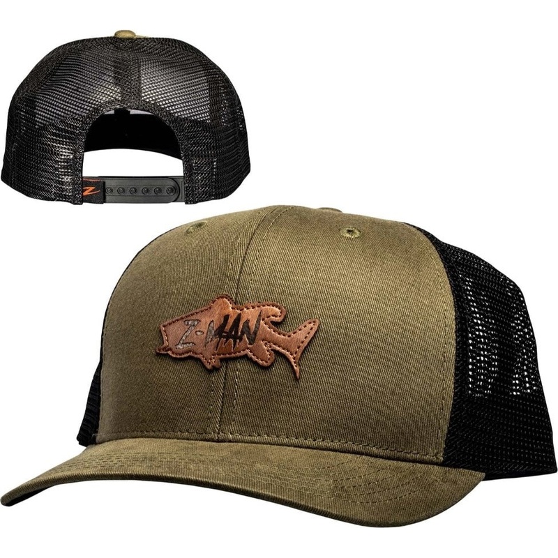 Z-Man Bad AZZ Bass Trucker Hat - Rifle Green/Black