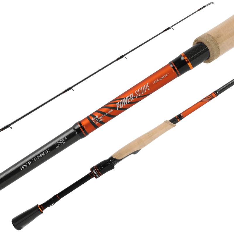 POWER-SCOPE SPINNING ROD - 6' UL RS FFS