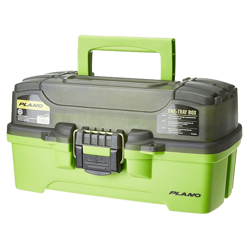 PLANO 1-TRAY TACKLE BOX - BRIGHT GREEN