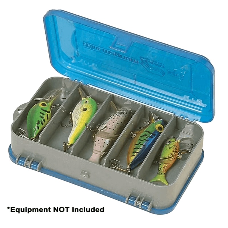 PLANO DOUBLE-SIDED POCKET SATCHEL - GREY/BLUE