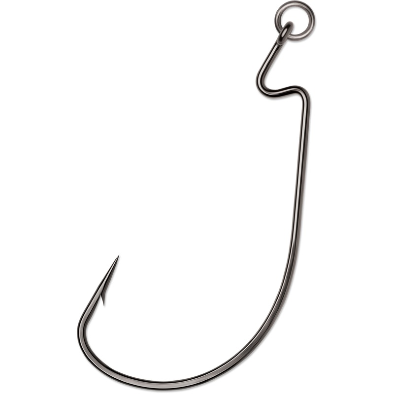 VMC Ringed Black Nickel Wide Gap Hook